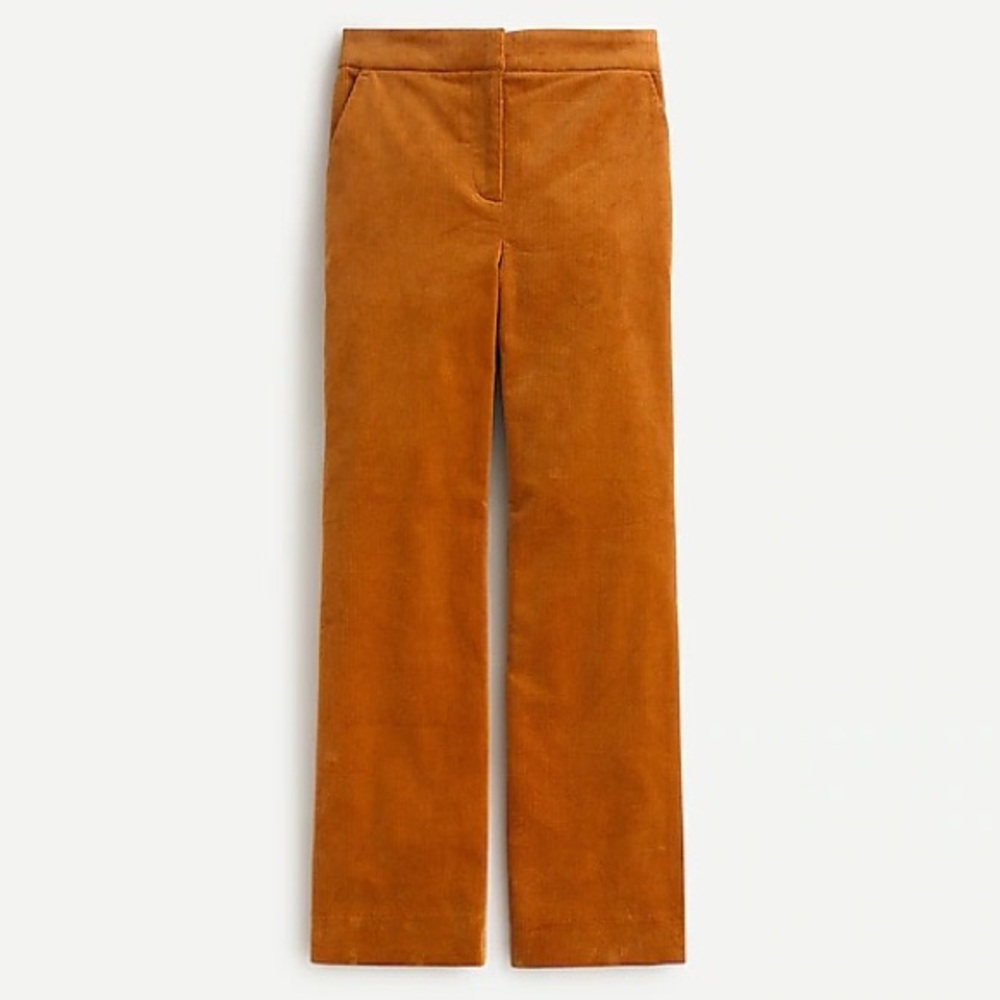 Hayden kick-out crop pant in corduroy